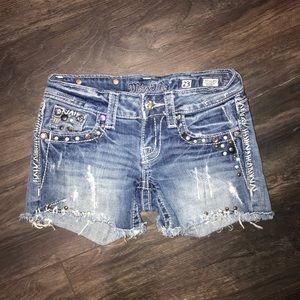 Miss me jean shorts. Womans size 23.